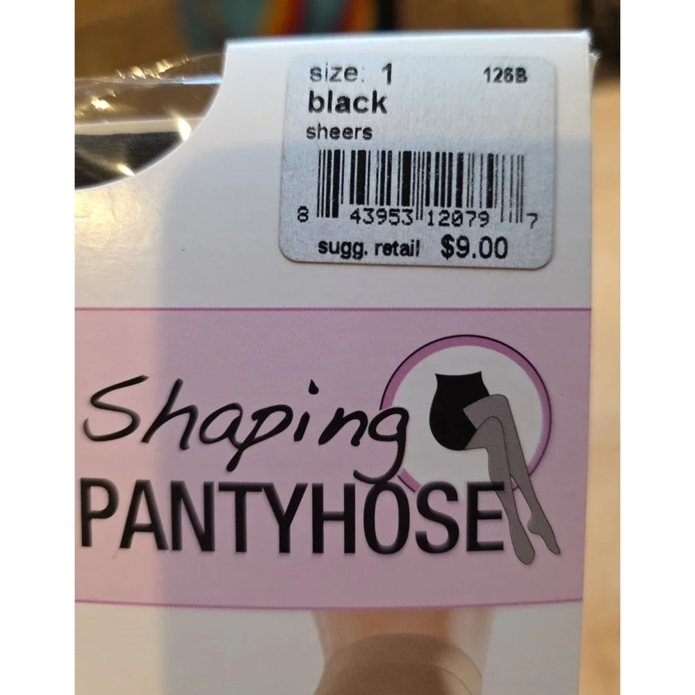 Assets By SPANX Shaping Pantyhose Black Size 1 Control Top NIP Hosiery